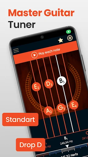 Master Guitar Tuner screenshot 3