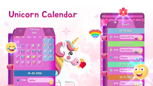 Unicorn Calendar screenshot 1