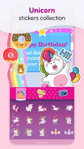 Unicorn Invitations Cards screenshot 4