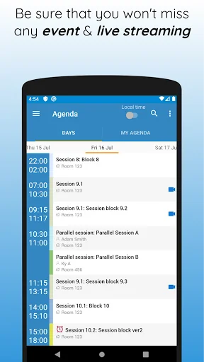 Conference4me screenshot 2