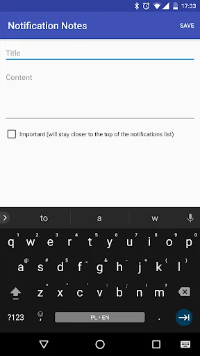Notification Notes