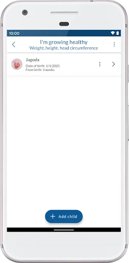 I'm growing healthy: centiles