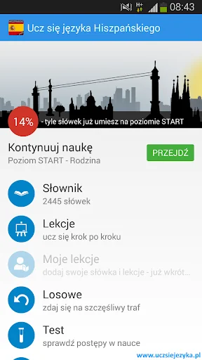 Hiszpański - Ucz się języka screenshot 1