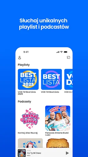 Radio VOX FM radio internetowe screenshot 2