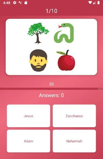 Bible Character Quiz screenshot 2