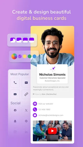 HiHello: Digital Business Card screenshot 2