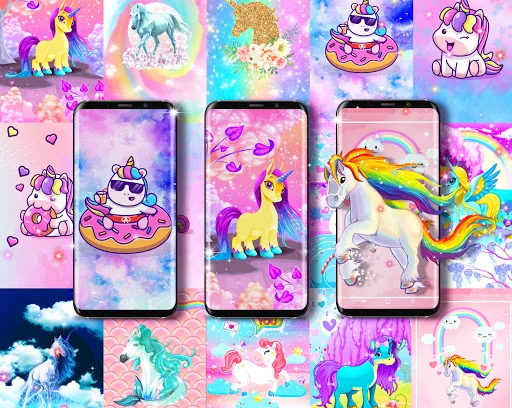 Unicorn live wallpaper screenshot 1