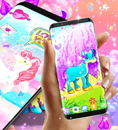 Unicorn live wallpaper screenshot 3