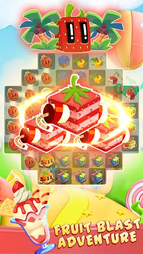 Juice cube: Match 3 Fruit Game screenshot 1