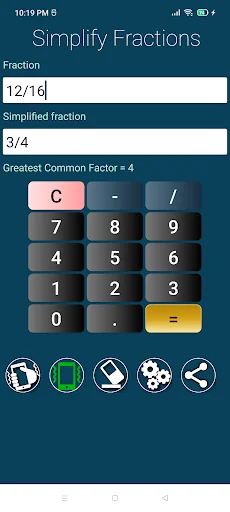 Simplify Fractions