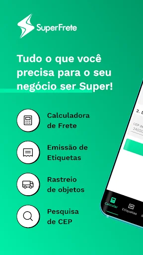 SuperFrete: Calcular Correios