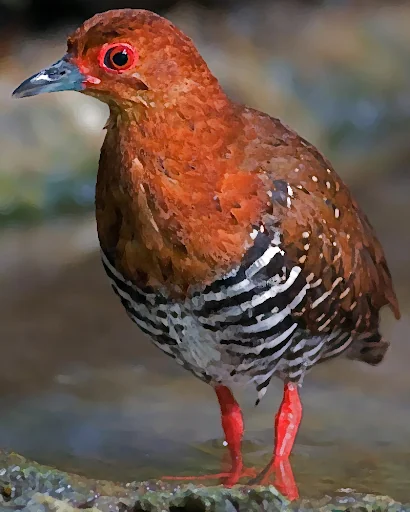 Red-legged Crake bird Sounds