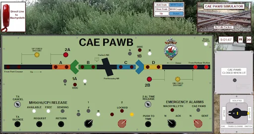 WHR Cae Pawb Signalling Sim.