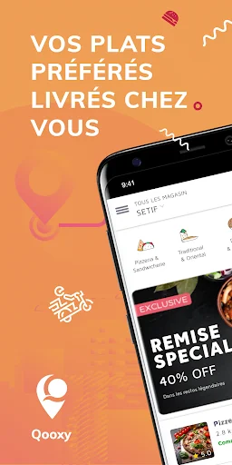 Qooxy: Livraison à domicile
