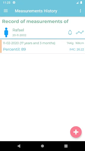 Children's BMI calculator screenshot 3