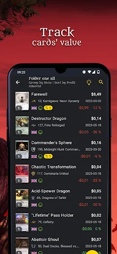 MTG Scanner - Dragon Shield screenshot 2