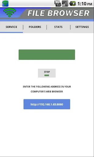 WiFi File Browser screenshot 1