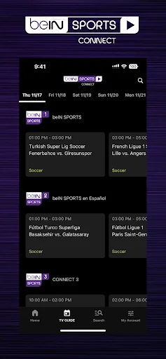 beIN SPORTS CONNECT screenshot 3