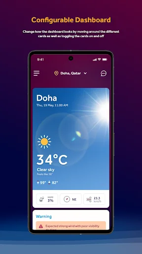 Q Weather - أرصاد قطر screenshot 3