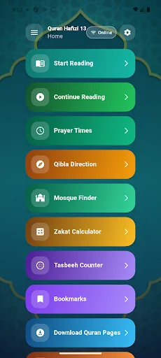 Holy Quran 13 Line Taj Company