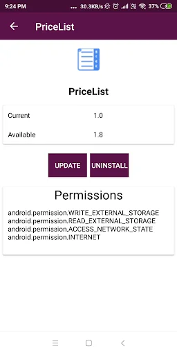 Permission and Updater of Andr