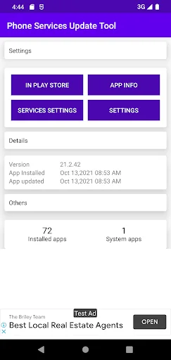 Phone Services Update and Info screenshot 1