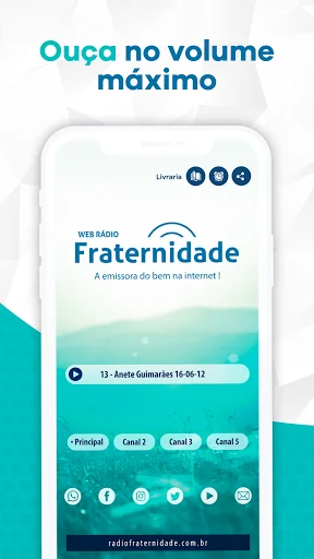 Web Radio Fraternidade screenshot 1