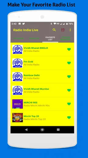Radio India Live - Indian Radi screenshot 2