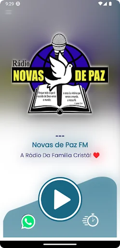 Rádio Novas de Paz FM - Moc MG