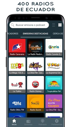 Radio de Ecuador - FM Radio screenshot 1