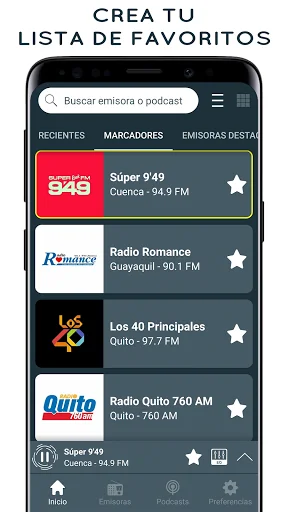 Radio de Ecuador - FM Radio screenshot 3