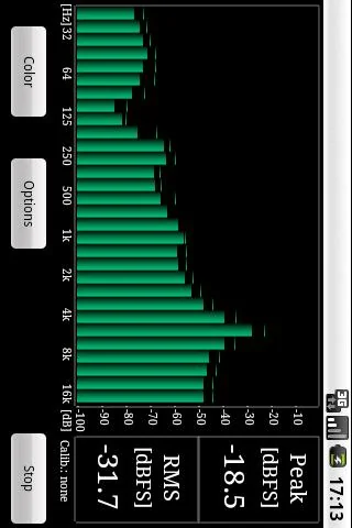 RTA Audio Analyzer screenshot 1