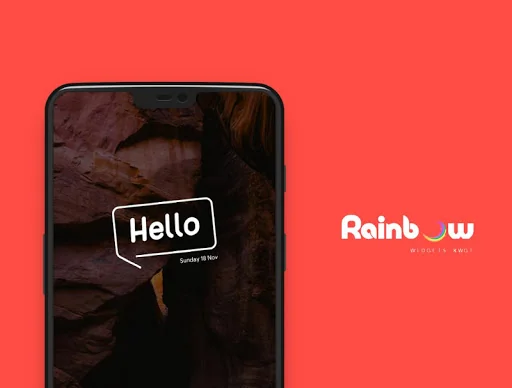 Rainbow Kwgt screenshot 1