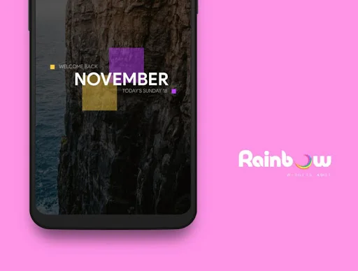 Rainbow Kwgt screenshot 2