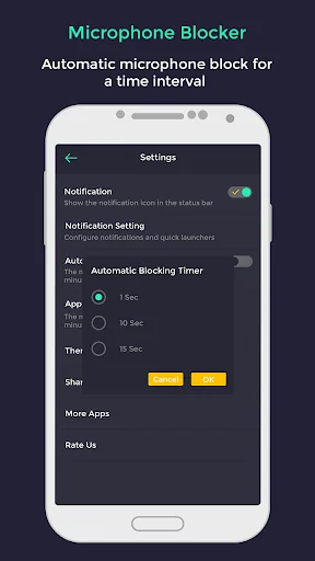 Microphone Blocker - Mic Guard screenshot 2