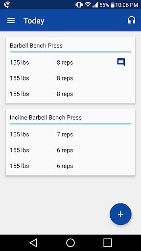 Workout Log - Gym Buddy