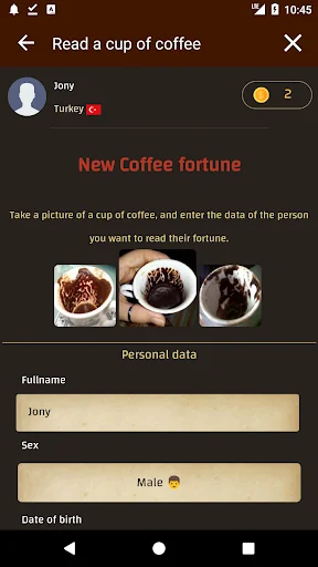 Coffee Cup Readings screenshot 2