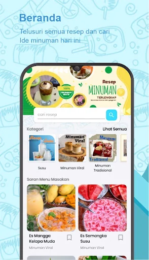 resep minuman offline lengkap