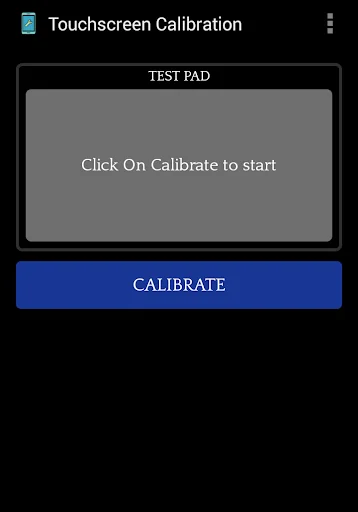 Touchscreen Calibration screenshot 1