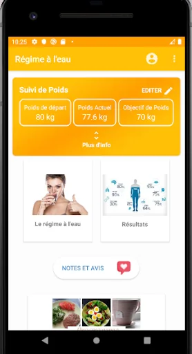 Perdre du Poids Régime à l'eau screenshot 1