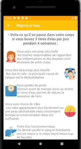 Perdre du Poids Régime à l'eau screenshot 2