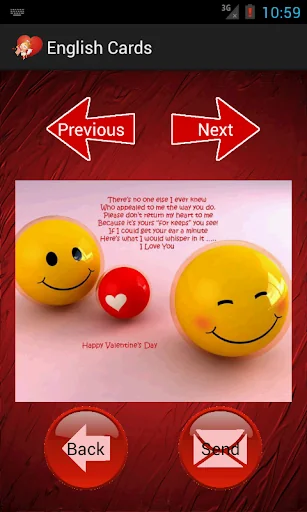 Valentine's Day Cards & SMS screenshot 2