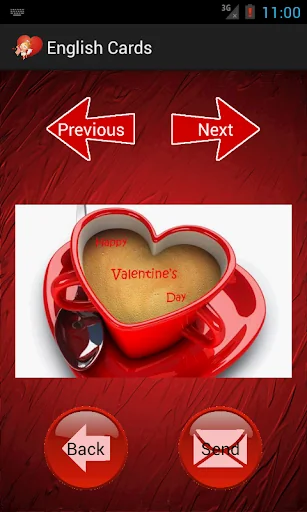Valentine's Day Cards & SMS screenshot 3