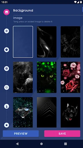 DarkMode AMOLED Live Wallpaper screenshot 1