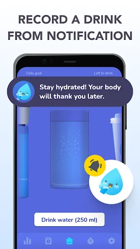 Waterly - Water Drink Reminder screenshot 1