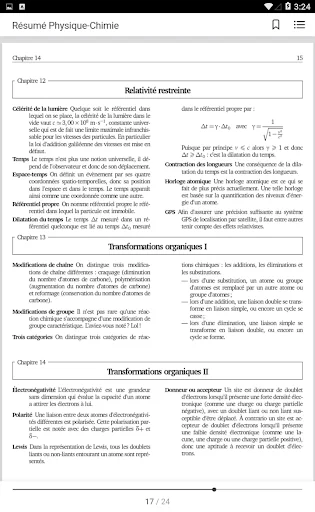 Résumé de Physique et Chimie