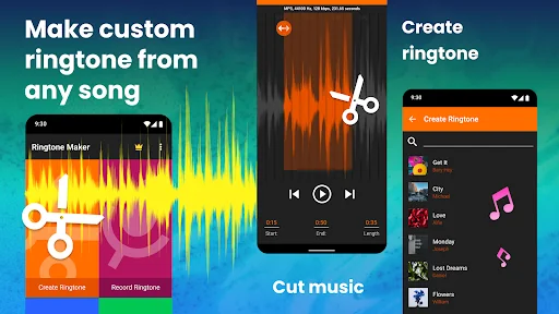 Ringtone Maker and MP3 Editor screenshot 1