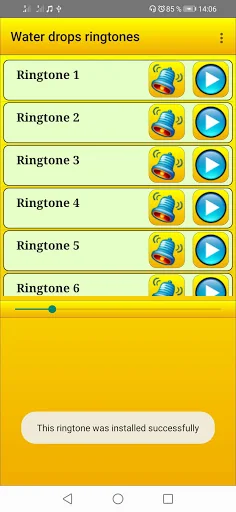 Water drops ringtones