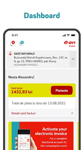 E.ON Myline screenshot 2