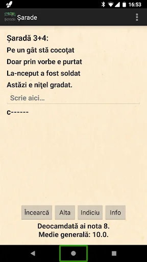 Șarade - Charades, Joc cuvinte